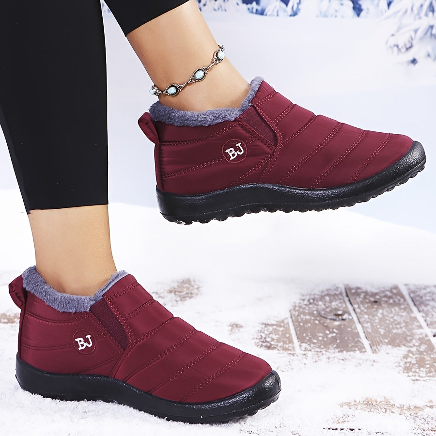 Victoria | Warm Winter Slip-On Boots