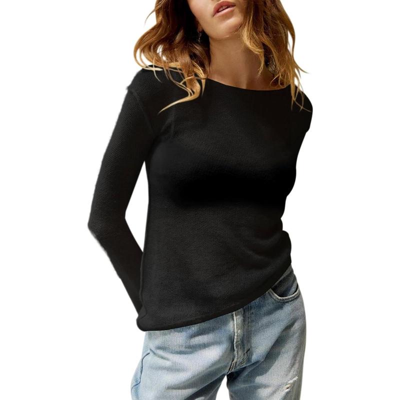 MHARLA™ - Lightweight Summer See Through Long Sleeve Top