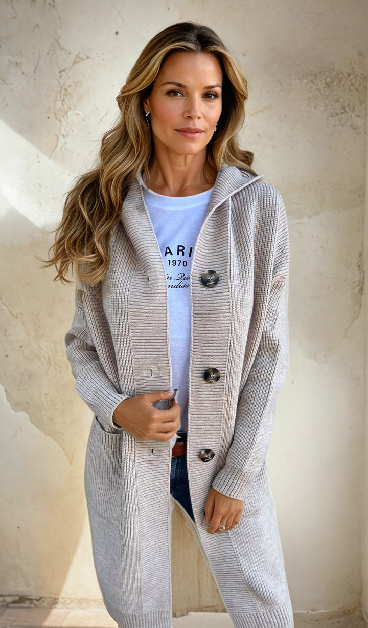 ASARA - Elegant Knit Cardigan