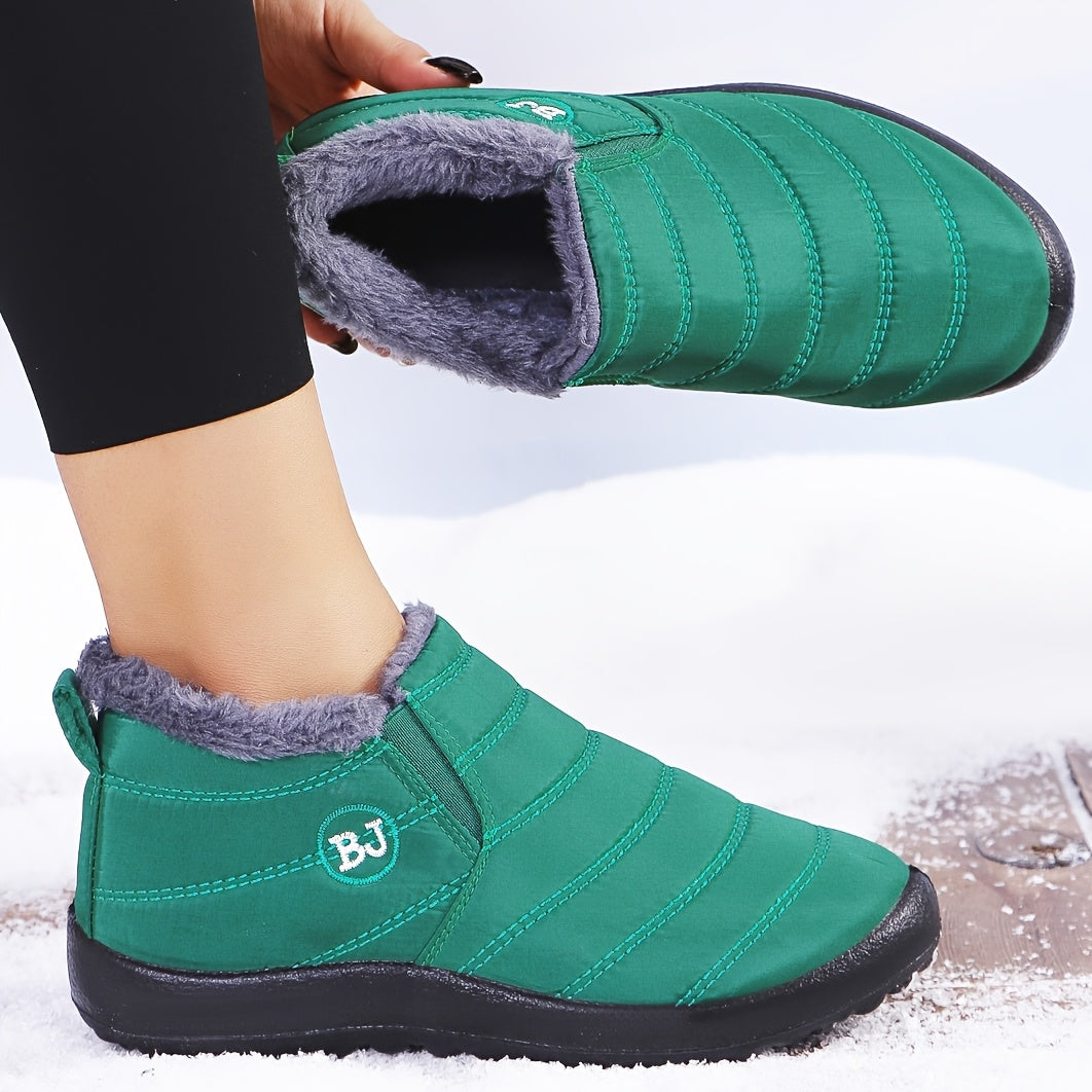 Victoria | Warm Winter Slip-On Boots