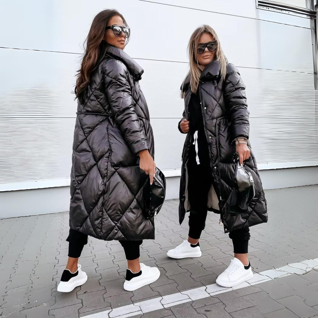 Charlene | Luxe Quilted Long Puffer