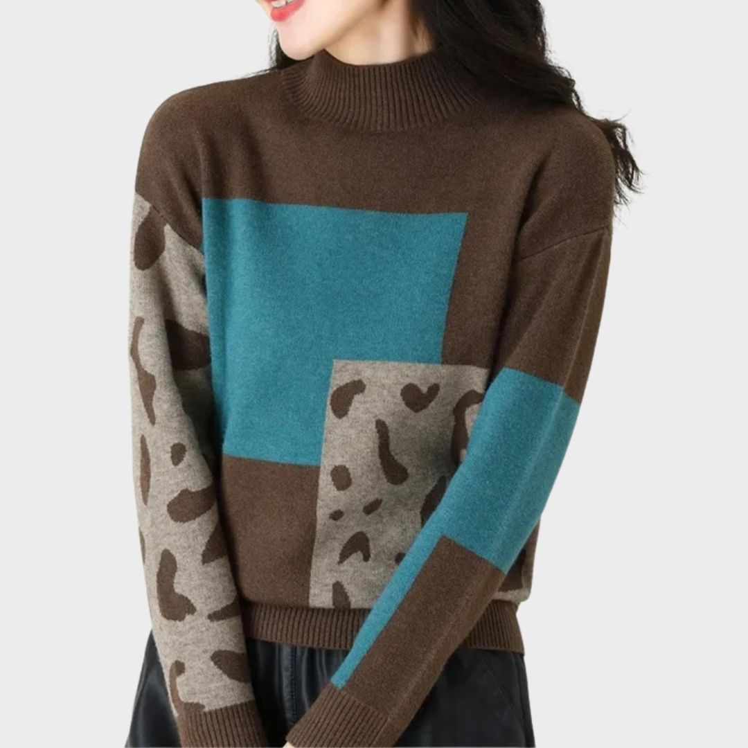 Hayden Teresina H. | Comfortable High Collar Sweater