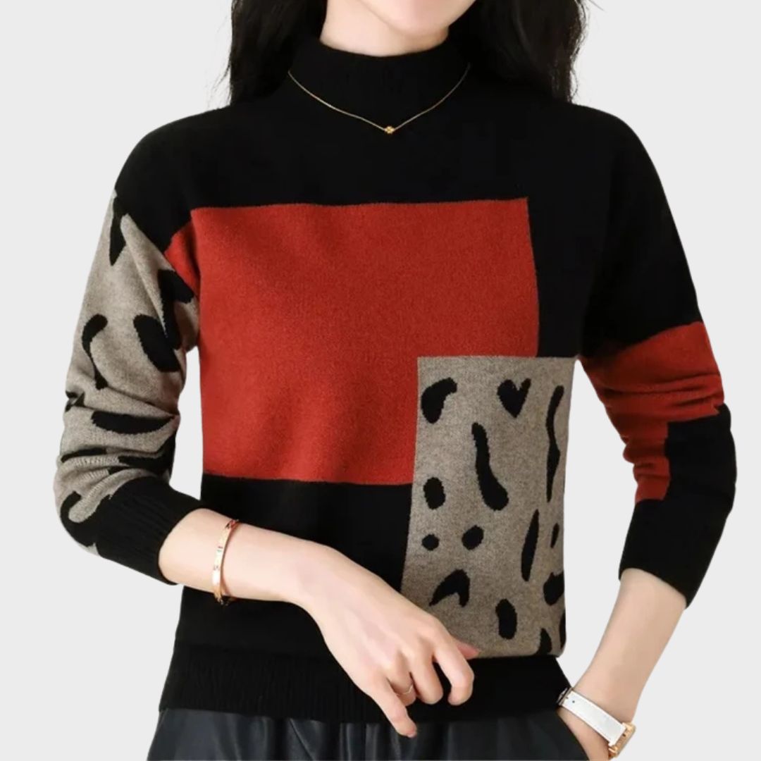 Hayden Teresina H. | Comfortable High Collar Sweater