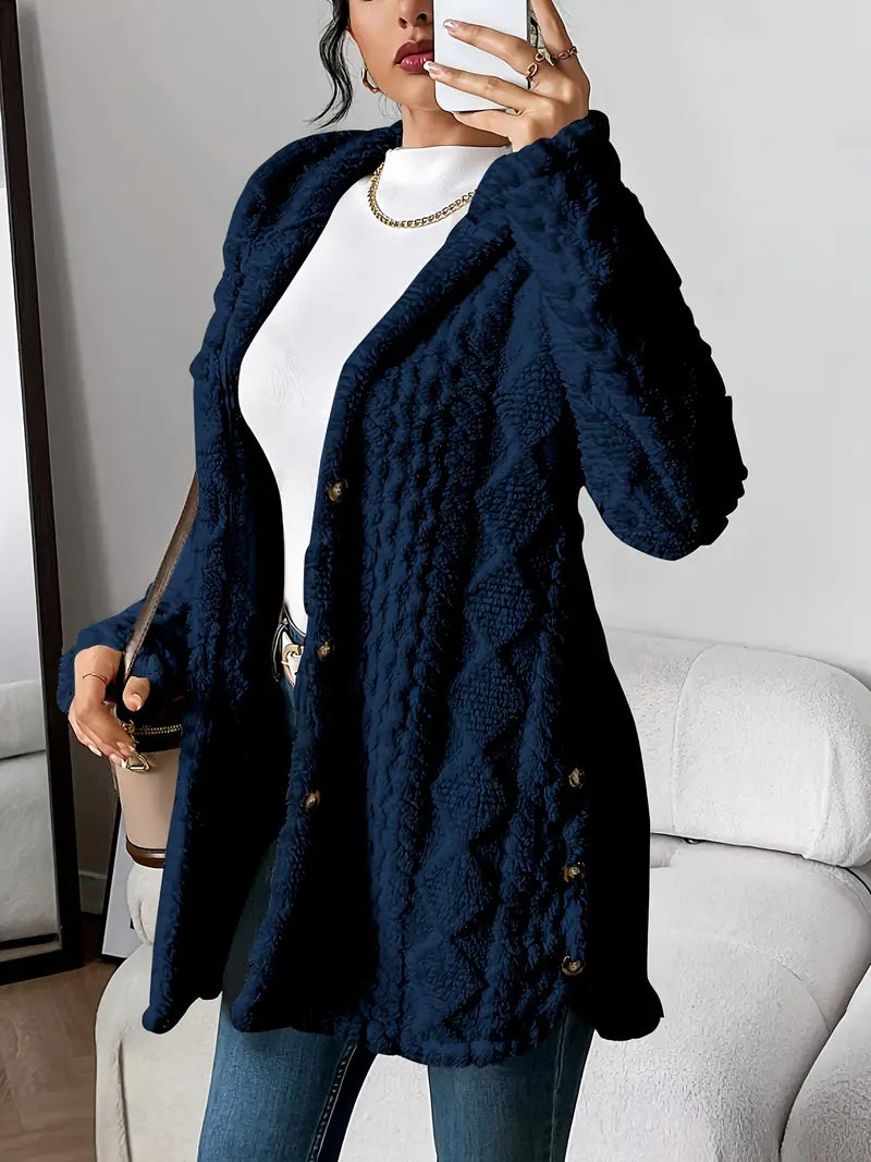 Chateau Elise™   | Plush Hooded Cardigan