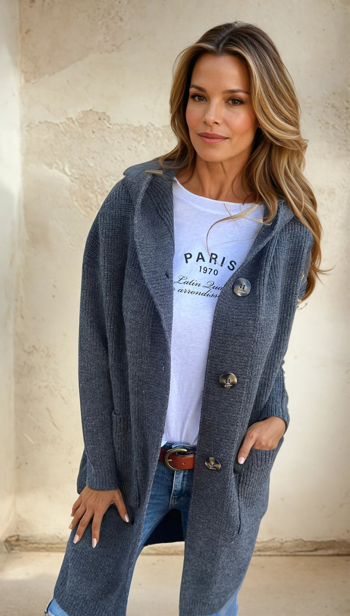 ASARA - Elegant Knit Cardigan