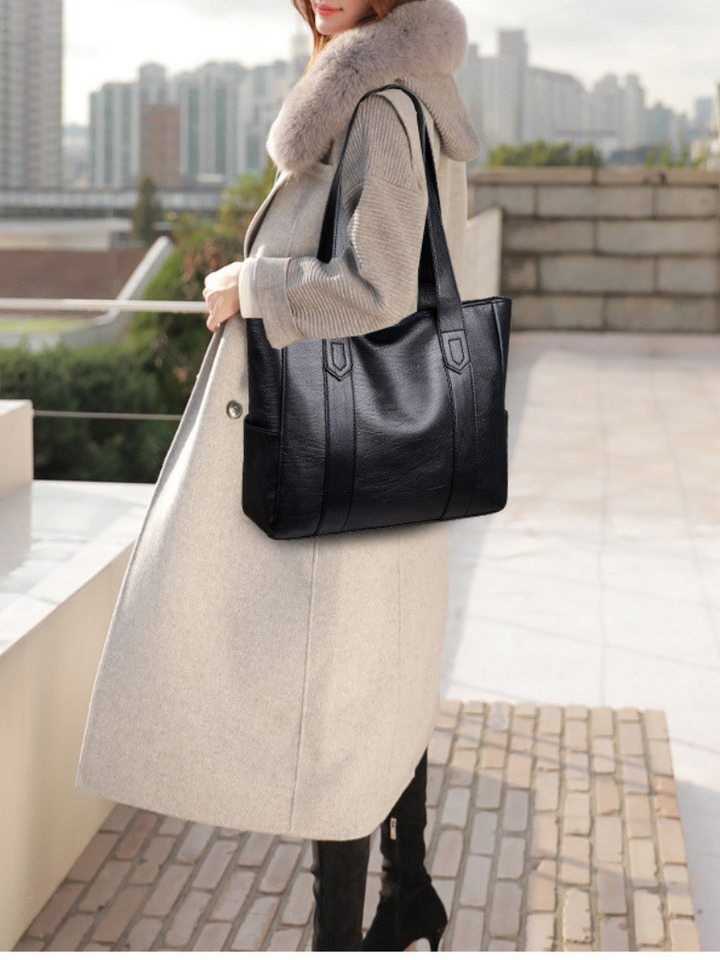 PEGGY STRUCTURED PU TOTE