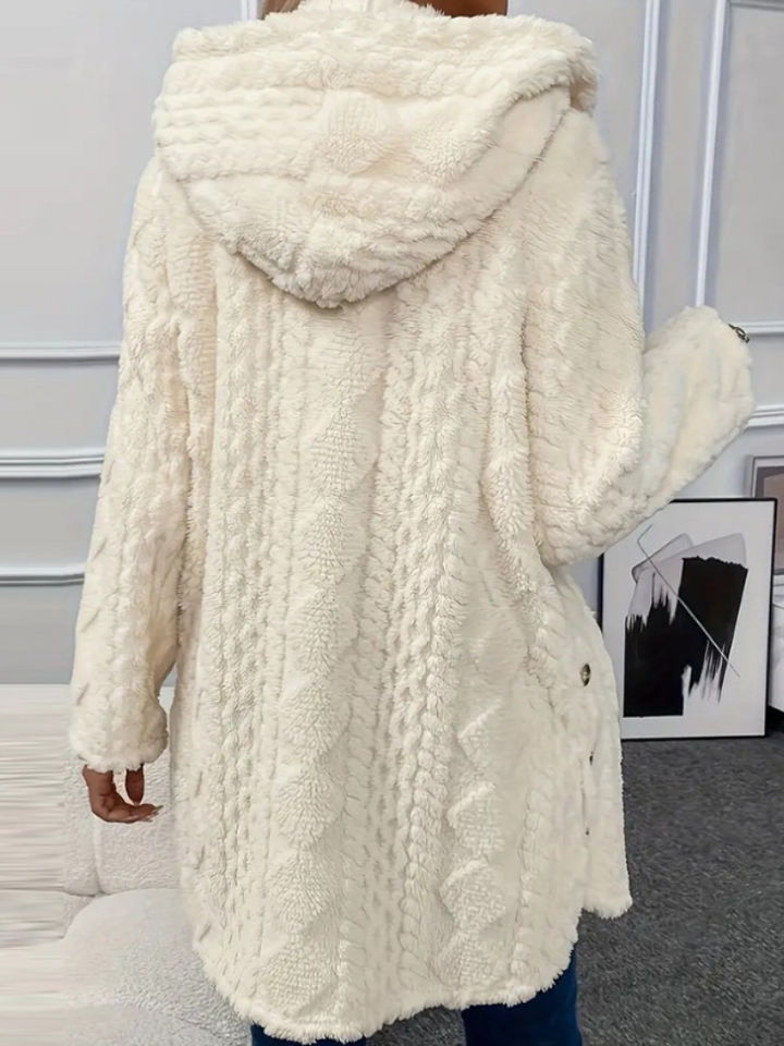 LAURA HOODED CARDIGAN JACKET