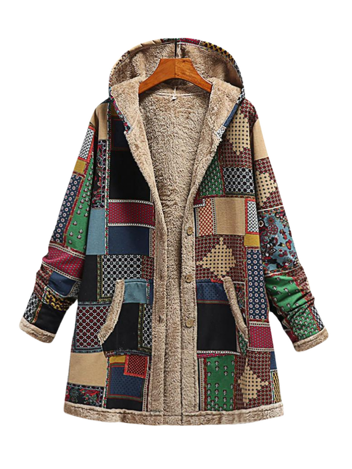 AURORA COZY PRINT COAT