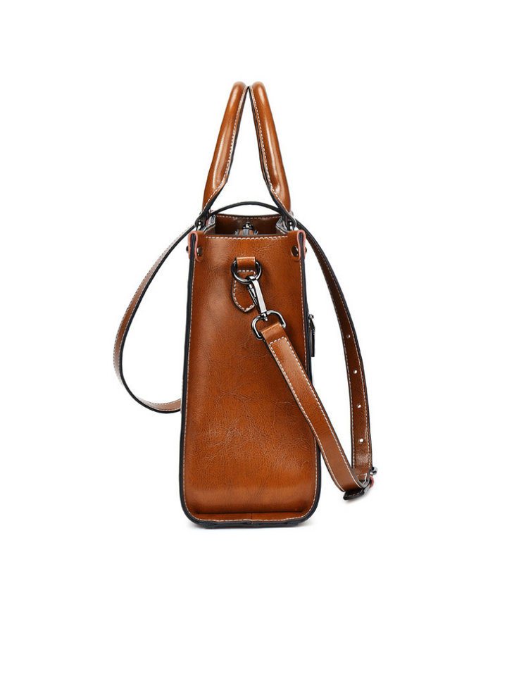 SOPHIE LUXE LEATHER HANDBAG