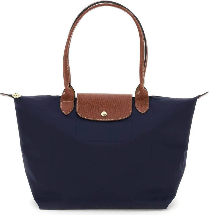 Longchamp - Large Le Pliage Tote, Navy Blue.