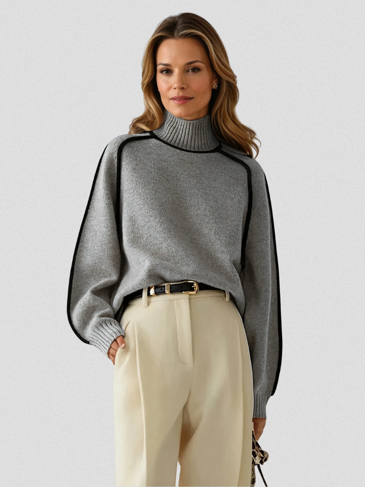 ELOISE CONTRAST SWEATER