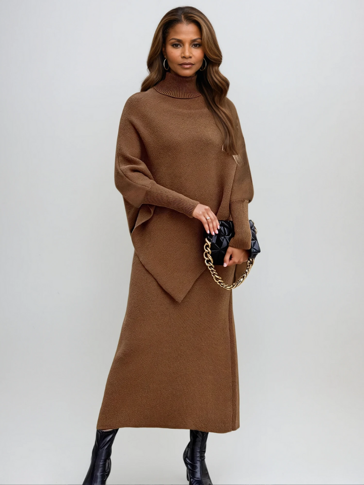 Deborah | Knit Sweater & Skirt Set