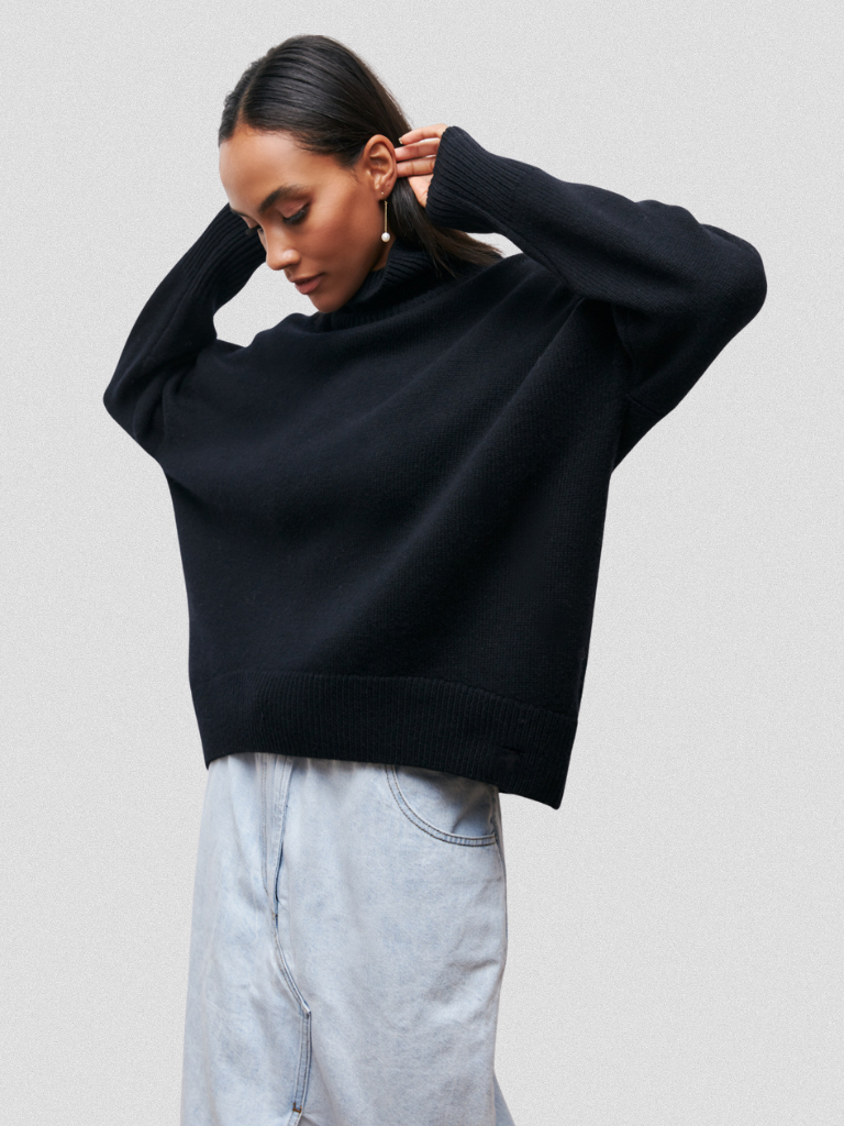 Carolyn | High Neck Oversized Sweater
