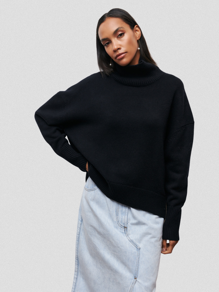 Carolyn | High Neck Oversized Sweater