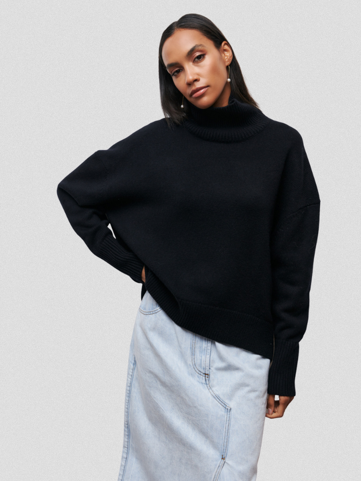 Carolyn | High Neck Oversized Sweater