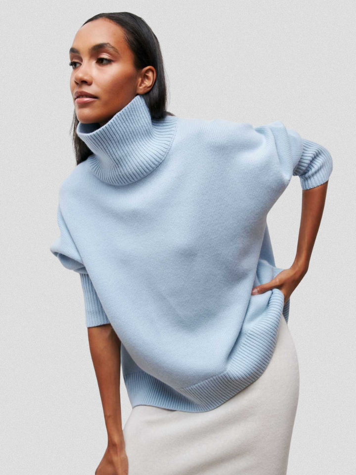 Carolyn | High Neck Oversized Sweater
