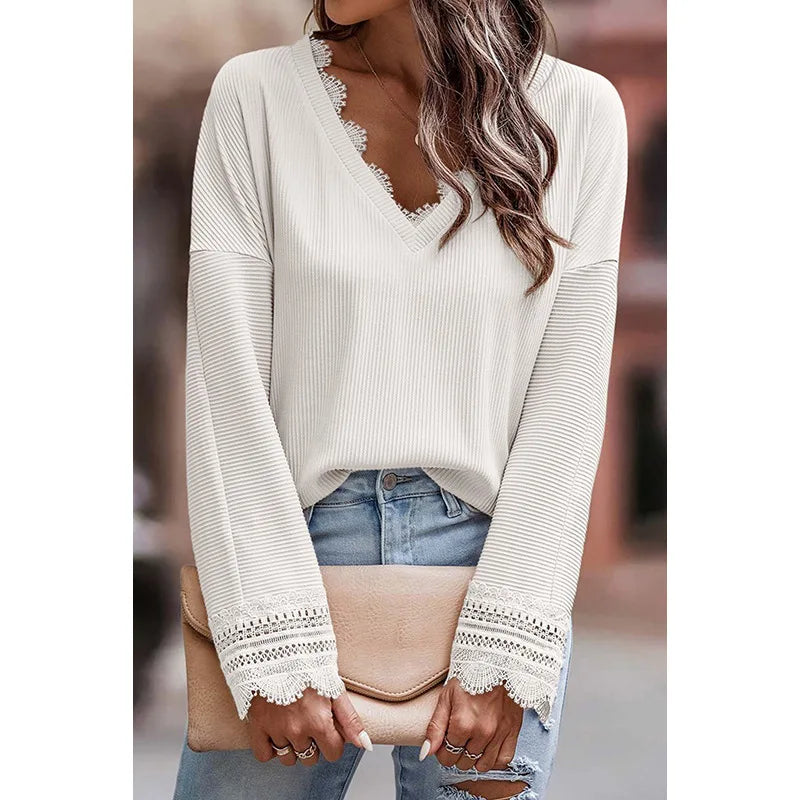 Hayden Amaris | Elegant Sweater With Lace