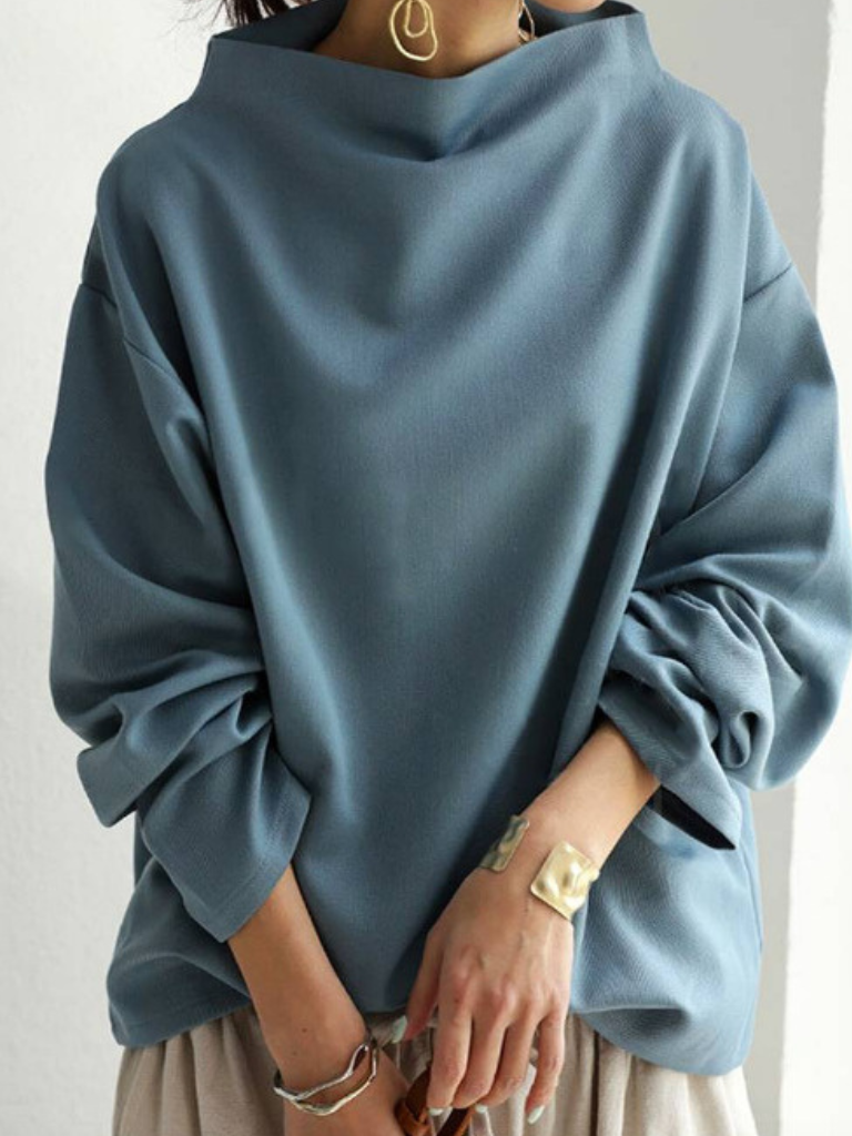 Selene | Relaxed High-Neck Sweater