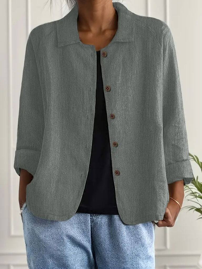 Hailey | Casual Button-Up Blazer