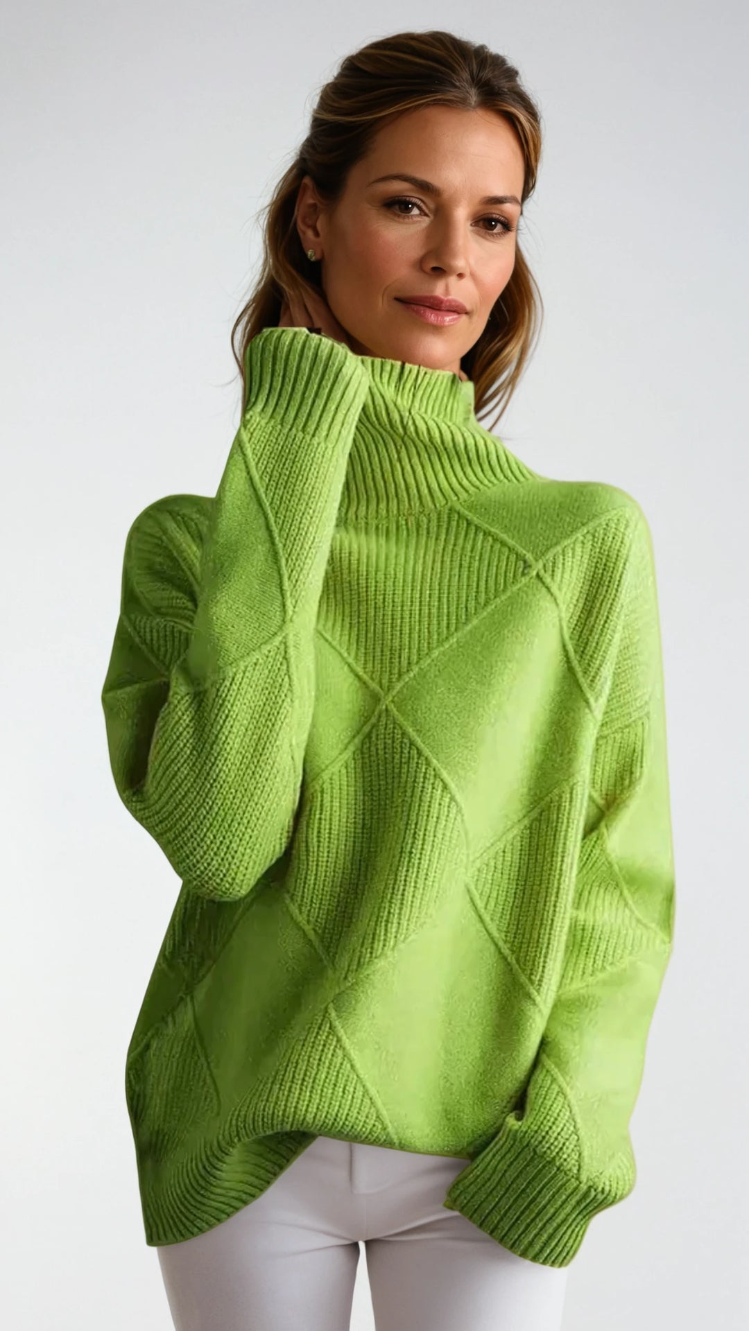 Tiffany | Geometric Knit Sweater