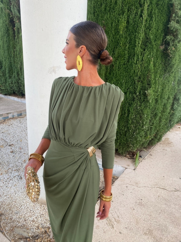 Almodovar Green Dress