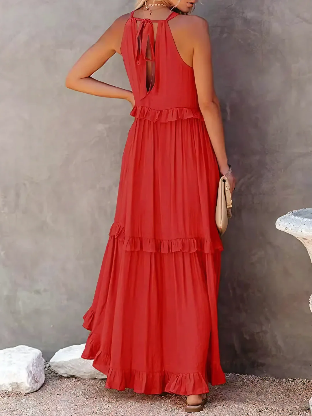 CHERRY™ - Flow & Flutter Maxi Dress