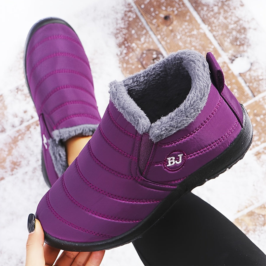 Victoria | Warm Winter Slip-On Boots
