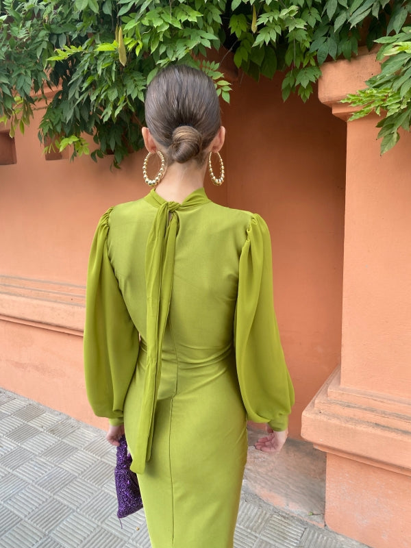 Monaco Pistachio Dress